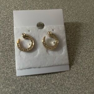 Gold Horse shoes earrings New